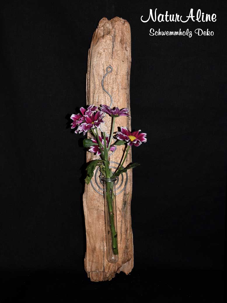 Schwemmholz Wanddeko Vase 363 Bild 2